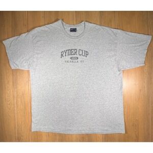 Vintage 2008 Ryder Cup Valhalla KY Golf T Shirt Mens XXL Grey MV Sport